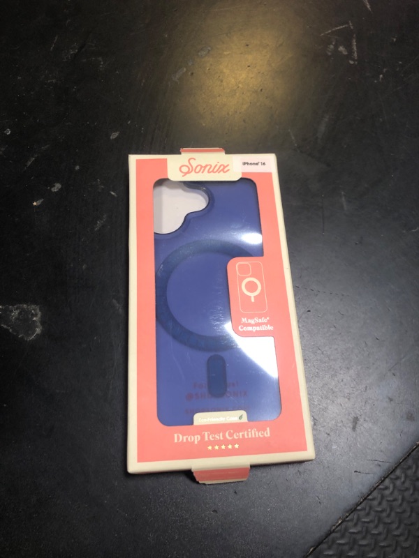 Photo 1 of Sonix Case for iPhone 16 | Compatible with MagSafe | 10ft Drop Tested | Frosted Matte Navy