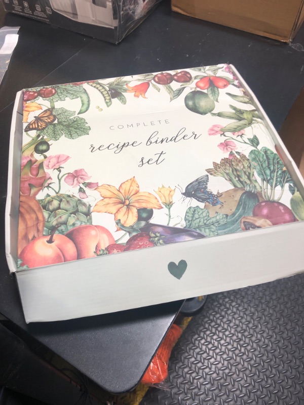 Photo 1 of Recipe book for own recipes to Entertain and Delight: 3 Ring Binder 8.5x11 Full-Page with Clear Protective Sleeves A Comprehensive Recipe Binder to organize your family recipe book by category. (Multicolor)