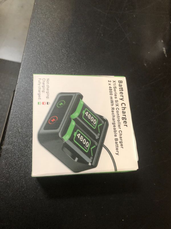 Photo 1 of Xbox Controller Battery Pack,Fast Charging 2x 4800mWh Xbox Battery Pack Rechargeable USB Charger Station for Xbox Series X|S/Xbox One Sega Saturn Accessories