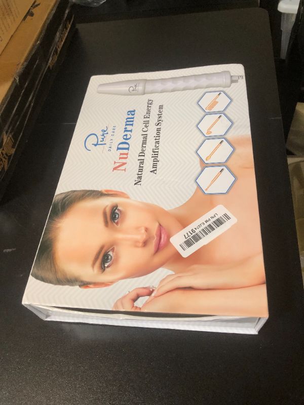 Photo 1 of NuDerma Handheld Skin Therapy Wand Machine w/Neon – Anti-Aging - Skin Tightening - Wrinkle Reducing - Dark Circles – Clarifying - Hair & Scalp Stimulator