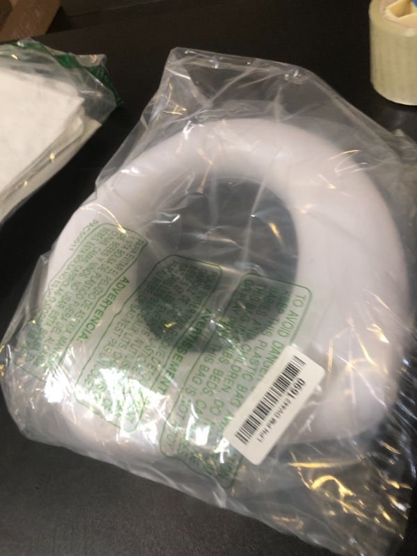 Photo 1 of Dreambaby Soft Touch Potty Seat - Comfortable Padded Seat - With High Base Underneath for Secure Positioning - Fit Most Standard Toilets - White - Model L604