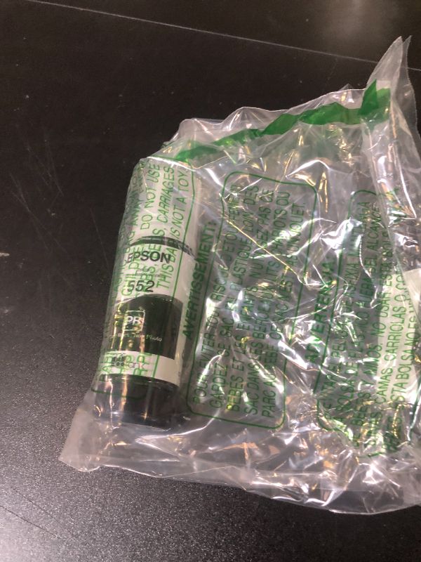 Photo 1 of Epson 552 EcoTank Ink Ultra-high Capacity Bottle Photo Black (T552120-S) Works with EcoTank Photo ET-8500, ET-8550