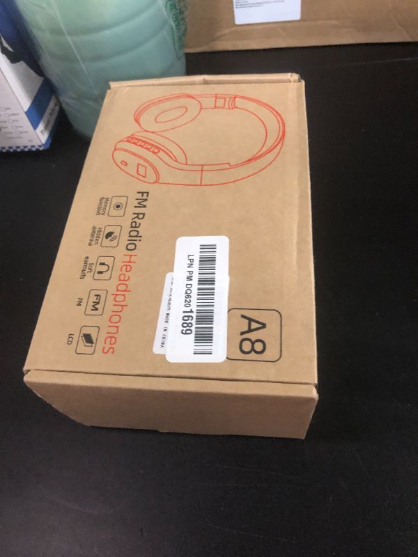 Photo 1 of Rechargeable and Portable Personal FM Radio Headphones with Best Reception, Wireless Headset Radio Ear Muffs for Jogging, Mowing, Cycling, Meeting FM Receiver