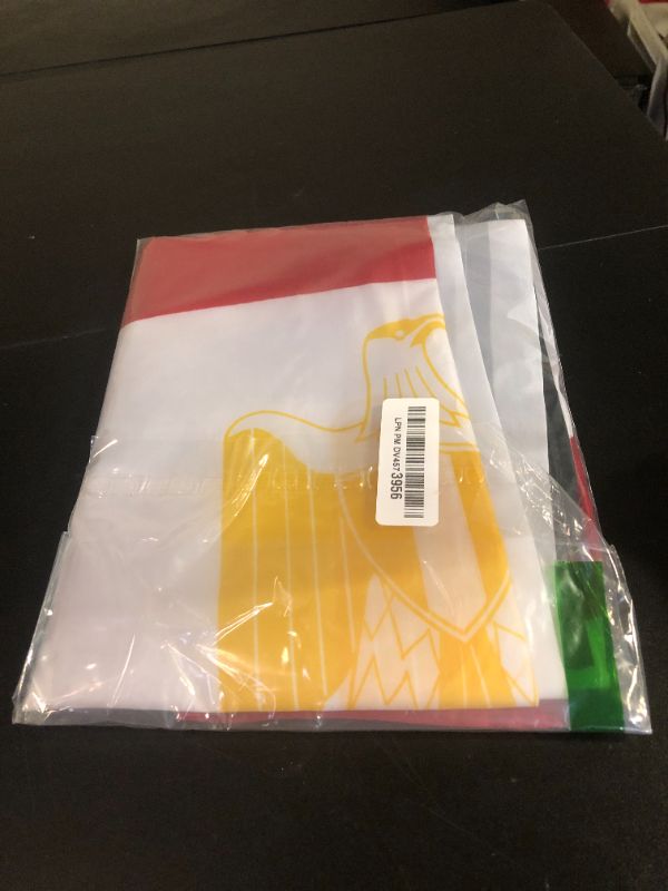 Photo 1 of DANF Egypt Flag 3x5 Foot Polyester Egyptian National Flags Polyester with Brass Grommets 3 X 5 Ft