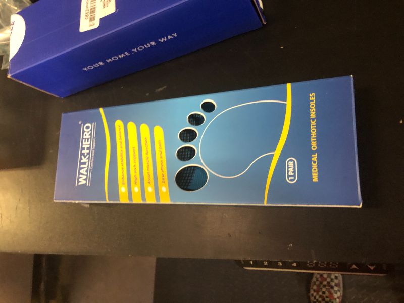 Photo 1 of Plantar Fasciitis Insoles for Men Women - Orthotics Inserts, Shoe Insoles Arch Support Flat Feet Inserts Work Boot Insoles for Standing All Day (Mens 9-9 1/2 | Womens 11-11 1/2)