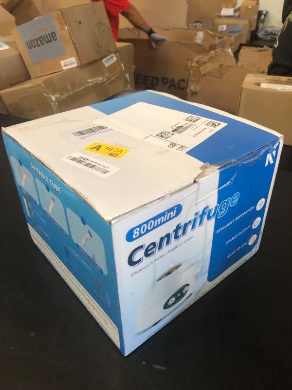 Photo 1 of NEWTRY Mini Centrifuge Machine, 10mlX6 Lab Desktop Centrifuges, Electric Centrifuge, 300-4000r/min, 0-60hours (110V US Plug)