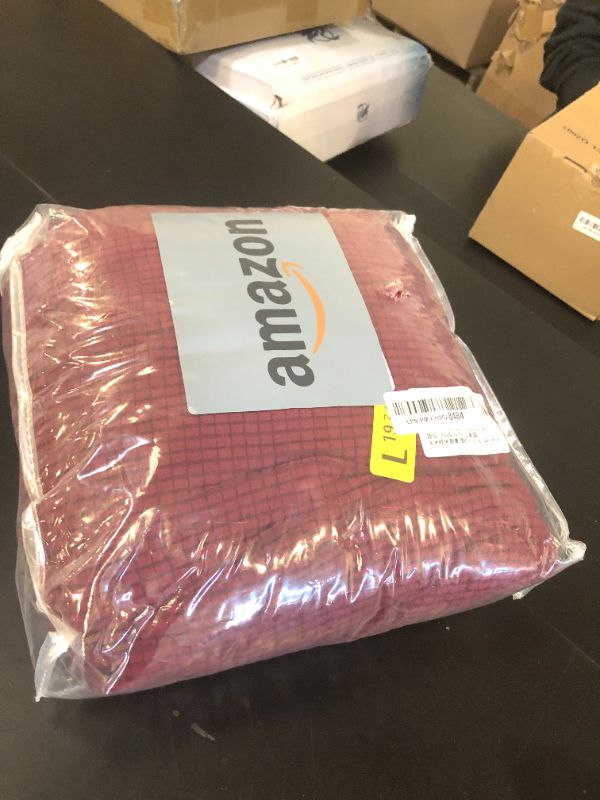Photo 1 of LA MEACK Couch Cushion Covers for Sectional Sofa L Shape Washable Separate Seat Chaise Couch Cover Stretch Sofa Slipcovers with 2 Pcs Pillowcases(3 Seater + 1 Chaise, Burgundy)