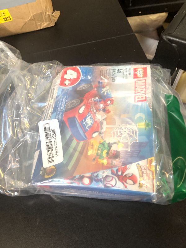 Photo 1 of LEGO Marvel Spider-Man's Car and Doc Ock Building Set, Spidey and His Amazing Friends Buildable Toy for Kids 4 Plus Years Old with Glow in The Dark Pieces, 10789