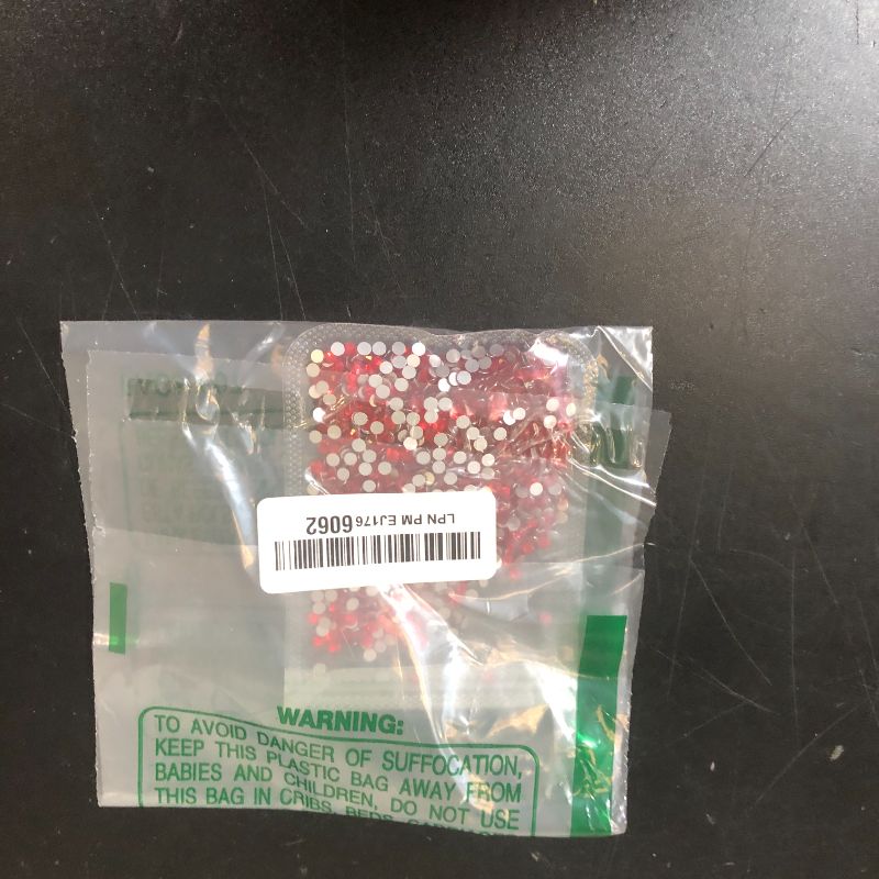 Photo 1 of 2000PCS SS16/4mm Crystal Rhinestones (Light Red/Light Siam), Bedazzling Flatback Glass Rhinestones for Crafting DIY Nail Art Makeup Decoration, Gems Diomand Charms for Tumbler Shoes Clothing Mug