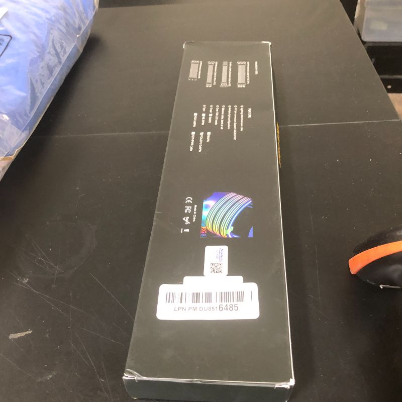 Photo 1 of Sirlyr 8 Pin RGB GPU Cable,2 x 8Pin (6+2) PCIE RGB PSU Cables 5V 3Pin ARGB Graphics Card Power Supply Extension - for PC Build,Four Sides Lighting Strips White Style