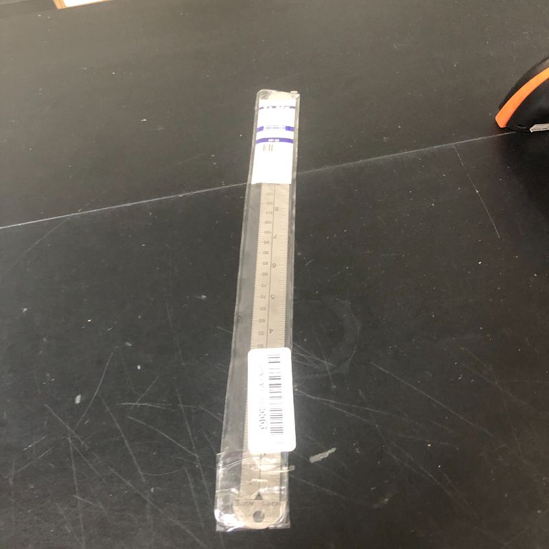 Photo 1 of Pacific Arc 12 inch Pica Pole Metal Ruler, with Pica, Points, Inches, and Agate Measurements, Stainless Steel Ruler for Drafting