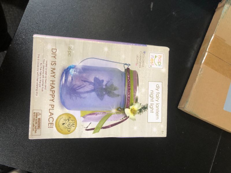 Photo 1 of Hapinest DIY Fairy Lantern Night Light Kit, Fairy Lantern Craft Kit, Fairy Jar Glitter & Color-Changing Lights, Fairy Craft Arts Fairy Gifts for Girls, Fairy Toys for Girls Age 6-8 8-12 Years Old & Up