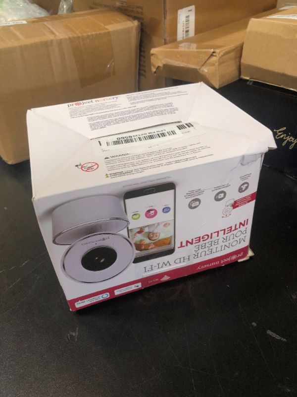 Photo 1 of Project Nursery Smart Wi-Fi Baby Monitor, Alexa and Google Assistant Enabled with WiFi, Plays Lullabies, Sound and Motion Alerts, Two-Way Communication, Night Vision