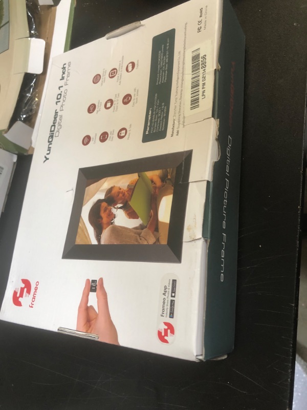 Photo 1 of Frameo 10.1 Inch WiFi Digital Picture Frame with 1280 * 800P IPS Touch Screen HD Disply,Video Clips and Slide Show,Auto-Rotate, Wall Mountable,Send Photos Instantly from Anywhere with via Frameo APP