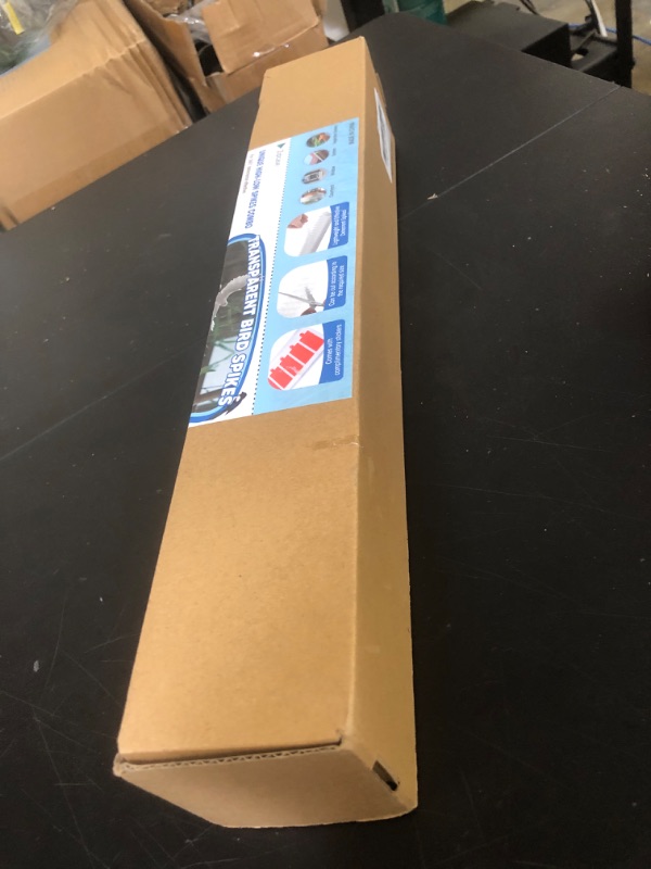 Photo 1 of Zipcase 36-Pack Clear Transparent PVC Bird Spikes-Advanced Dual-Length Spikes for Narrow Landing Gaps and Precision Deterrence,Effectively Guarding Against Birds,Pigeons,Cats,Squirrels,and Raccoons.