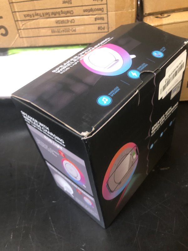 Photo 1 of Bluetooth Speaker with Lights, Wireless Charging Speaker, Best Birthday Gift Ideas Teenage,Applicable for Bedroom/Teen Girl Gifts/Please use The Original Adapter(5W Wireless Charging)