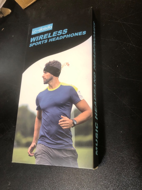 Photo 1 of LC-dolida Sleep Headphones Headband Bluetooth 5.4, Headband Earphones Wireless with USB C Charge Port, Sleep Mask for Sleeping, Sports, Gifts, Workout, Jogging, Yoga, Insomnia, Air Travel, Meditation
