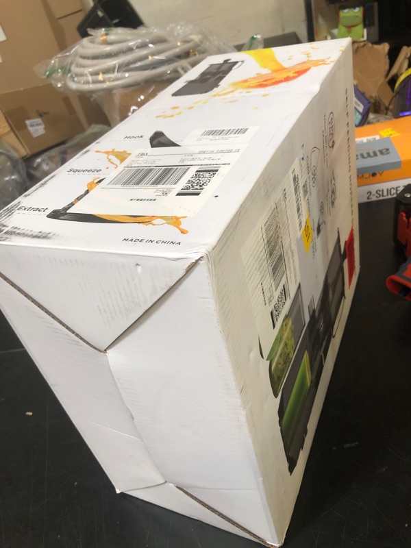 Photo 1 of Cold Press Juicer, 5.8" Extra Large Feed Chute Fit Whole Fruits & Vegetables, 350W Slow Masticating Juicer Machines, Easy to Clean,High Juice Yield?Grey?