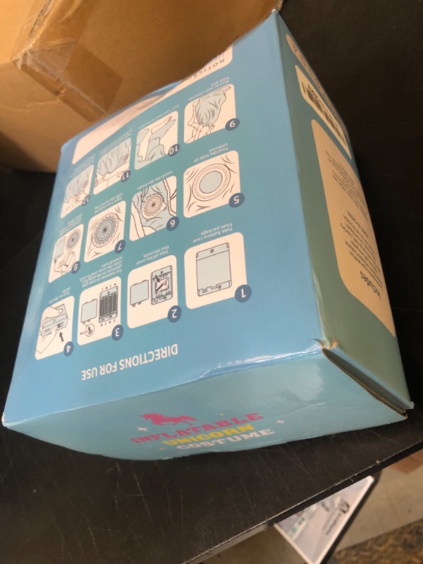 Photo 1 of KOOY 2025 Inflatable Unicorn Costume Adult, Blow Up Ride On Unicorn Costume Funny Halloween Costumes Party, Halloween Costumes for Women Christmas