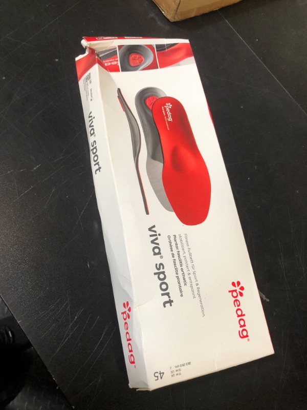 Photo 1 of Pedag Viva Sport | Orthotic Inserts | Arch Support | Metatarsal Pad | Ideal for Low & High Impact Activities | Soft & Vegan Friendly | Handmade in Germany | 1 Pair | Men US 12/ EU 45