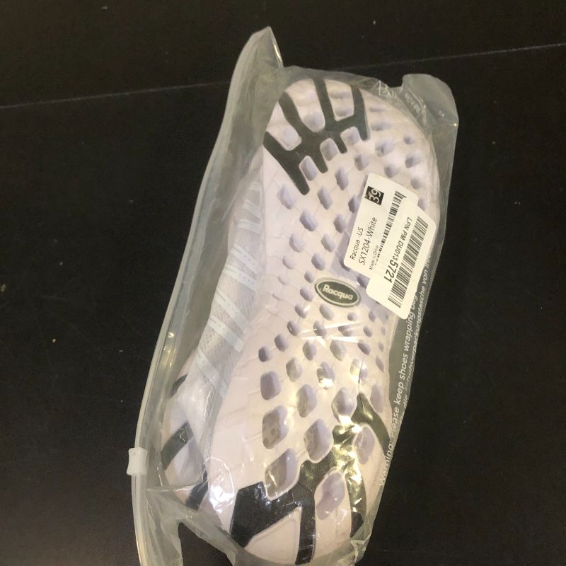 Photo 1 of Racqua Women's Water Shoes Swim Sea Breathable Quick Dry Barefoot Shoes Beach River Pool Aqua Shoes White 8.5 Women/7.5 Men
