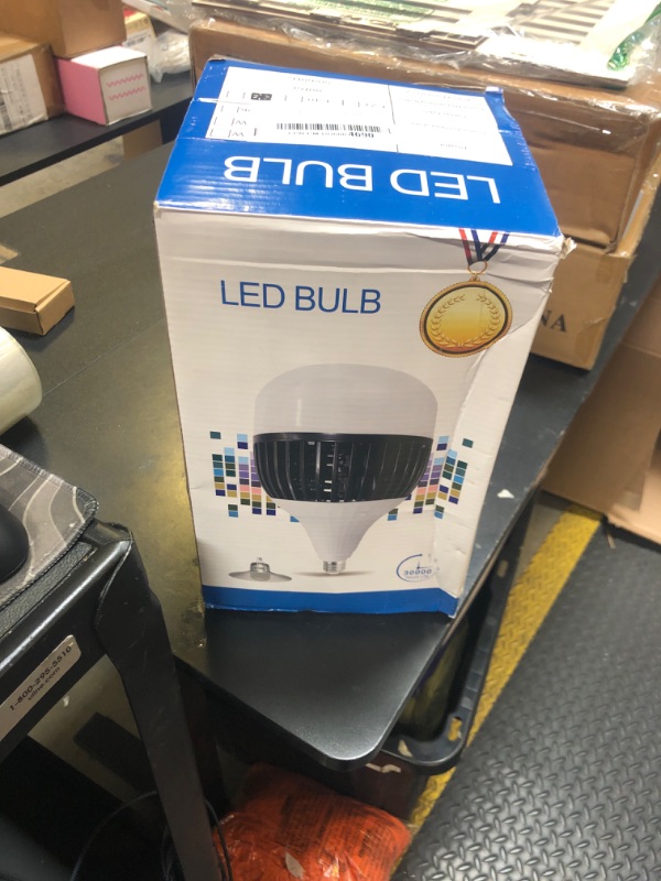Photo 1 of Super Bright Light Bulbs, 1000-1300W Equivalent exceed 15000LM E26 LED Bulb, 6500K Daylight 150 Watt High Lumen LED Bulb for Home, shopping mall, hotel, factory, warehouse, garage (150, Watts)