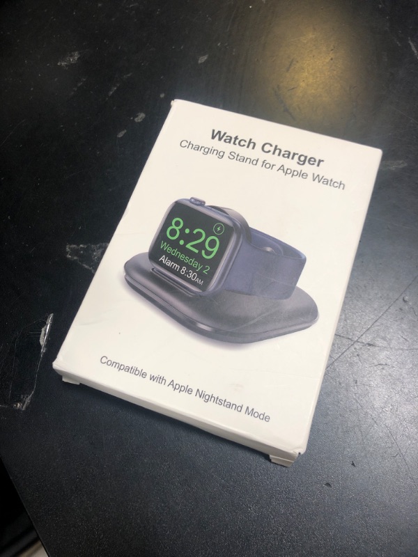 Photo 1 of for Apple Watch Magnetic Charging Dock - Fast Magnetic Charger Stand, Compatible with Apple Watch Series 2/3/4/5/6/7/8/9/10/Ultra 1 2, Supports Nightstand Mode, Portable Design for Travel