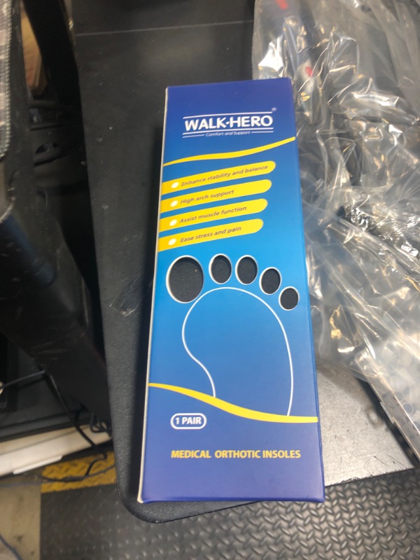 Photo 1 of Plantar Fasciitis Insoles for Men Women - Orthotics Inserts, Shoe Insoles Arch Support Flat Feet Inserts Work Boot Insoles for Standing All Day (Mens 7-7 1/2 | Womens 9-9 1/2)