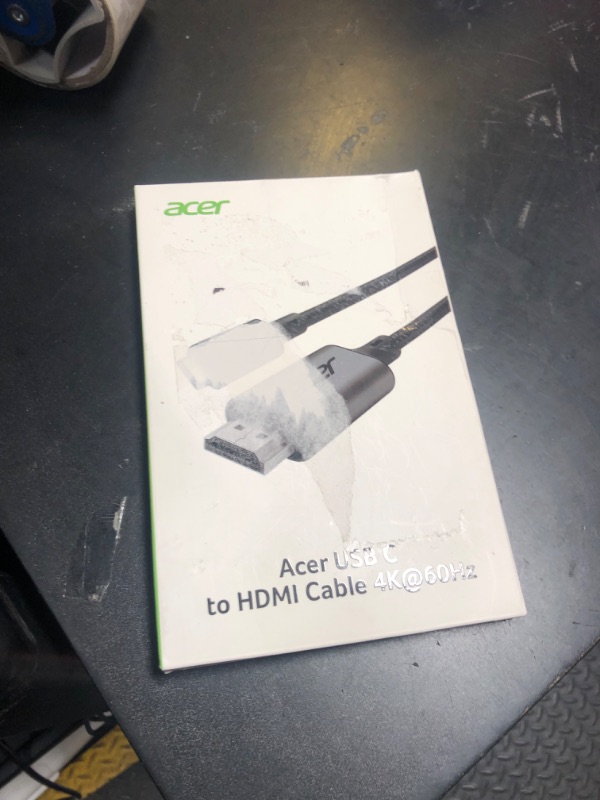 Photo 1 of Acer USB C to HDMI Cable for Home Office 6.6FT (4K@60Hz), High-Speed Type C to HDMI 2.0 Braided Cord, Thunderbolt 4/3 Compatible with MacBook, iPhone 16/15 Pro/Max, iMac, iPad Pro, Galaxy S24, Surface