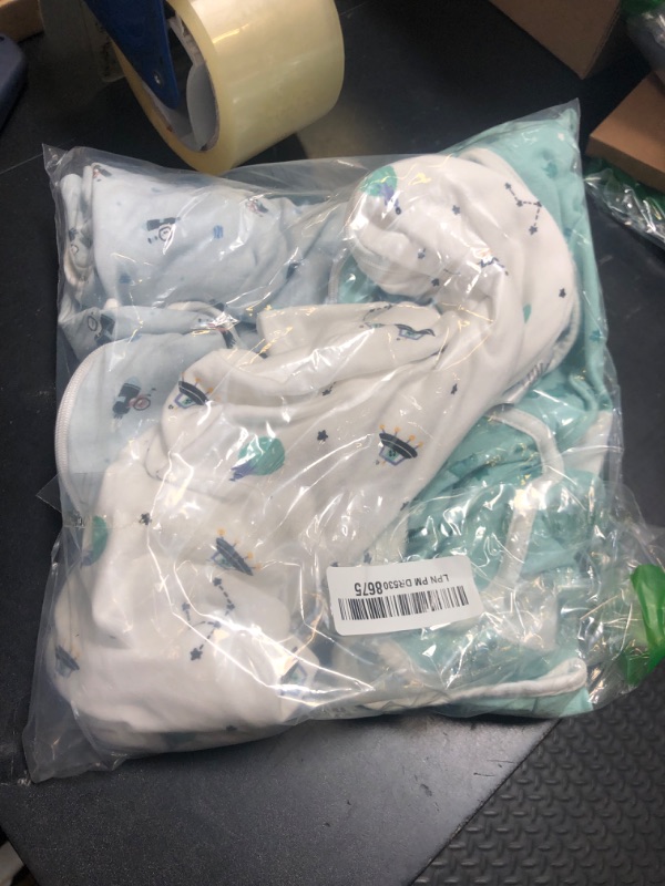 Photo 1 of Baby Swaddle Sleep Sacks with Zipper - 3-Pack Swaddles for Newborns 0-3 Months, Infant, Baby Girls, Boys, Soft & Durable Newborn Sleep Sack, Easy Diaper Change Swaddling Blanket (Space Quest)