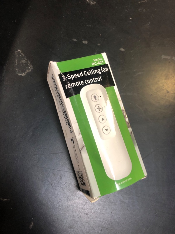Photo 1 of Universal Ceiling Fan Remote Control for Hunter, Compatible with Hunter 99813 99770 99392 99118 99122 99123 99119, 3 Speed with Light Dimmer, 434MHz, Wall Mount (Remote Only)