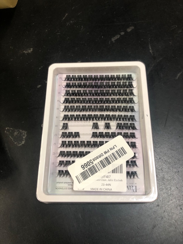 Photo 1 of Pawotence Lashes Clusters Wispy Cluster Eyelash Extensions 144pcs Individual Lashes Wet Look 10-18mm Lash Extension DIY False Eyelashes Soft Comfortable Eyelash Clusters