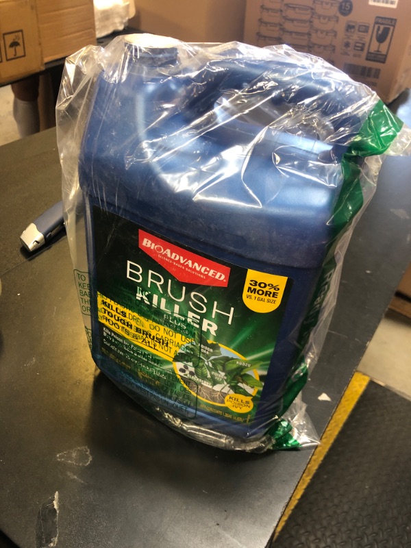 Photo 1 of BioAdvanced Brush Killer Plus, Ready-to-Use Weed Killer Sprayer, 1.3 Gal – Kills Tough Brush Roots & Poison Ivy