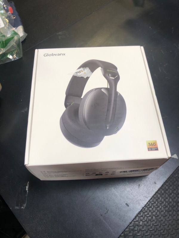 Photo 1 of Globvanx Wireless Gaming Headset for PS5, PS4, PC, Mac, Switch, 2.4GHz Gaming Headsets with Bluetooth 5.4, Hidden ENC Noise Canceling Mic, 35H Battery, 3D Spatial Sound, 3.5mm Wired - Black