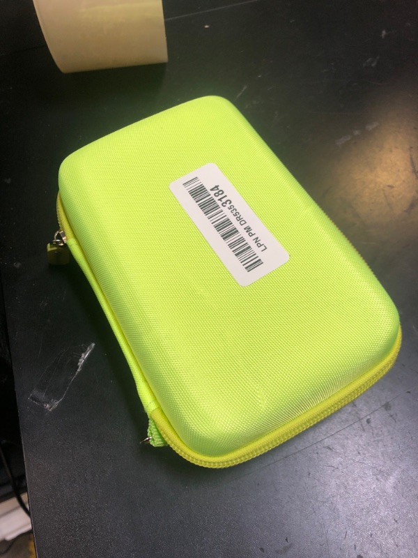 Photo 1 of Hard Case Compatible with Analogue Pocket Handheld Game Console, Portable Mini Game Player Storage Bag for Video Games Cards, Charging Cable and Accessories (Box Only)-Green