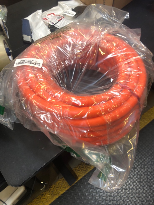 Photo 1 of YAMATIC Heavy Duty Garden Hose 5/8 in x 50 ft with Swivel Fitting, Super Flexible Water Hose, All-weather, Lightweight, Burst 600 PSI
