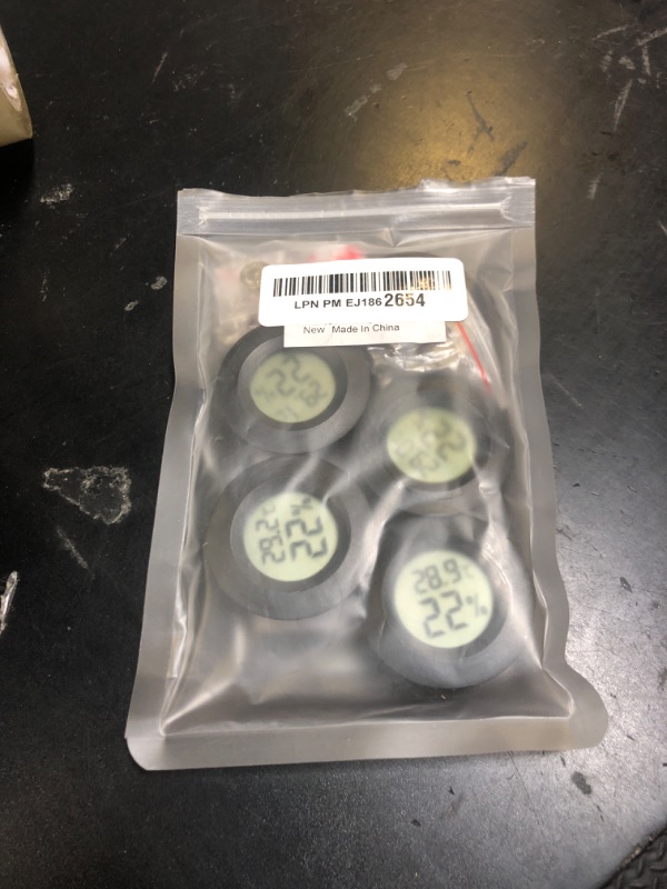 Photo 1 of Mini Hygrometer Digital Thermometer Humidity Meter 6 Pack Hygrometer Thermometers Indoor/Outdoor Humidity Monitor Reptile Thermometer for Humidors Greenhouse Garden Cellar Fahrenheit(?)/ Celsius(?)