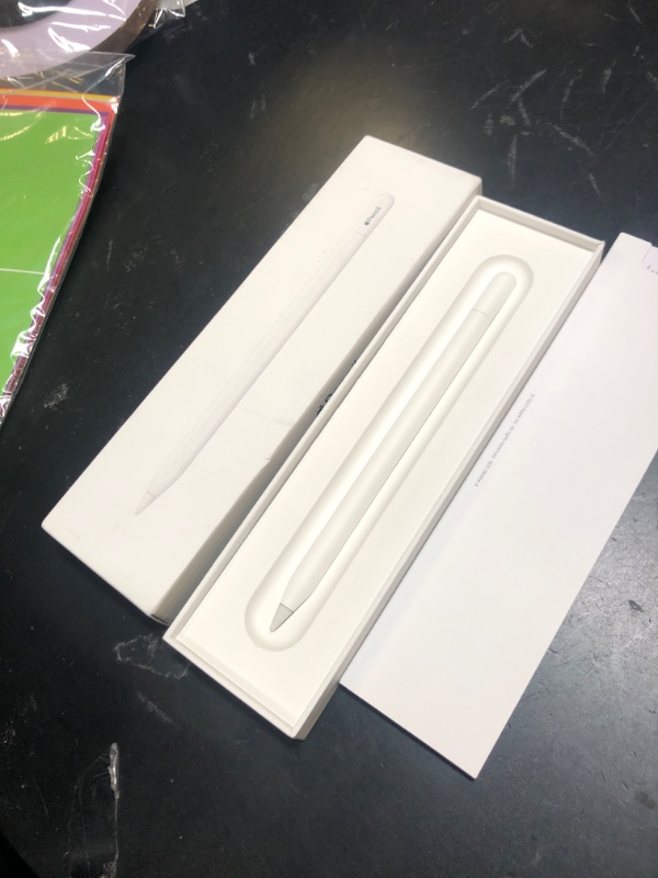 Photo 1 of Apple Pencil (USB-C): Device Compatibility Check Required - Pixel-Perfect Precision, Tilt Sensitivity, Perfect for Note-Taking, Drawing, and Signing Documents. Charges and Pairs with USB-C