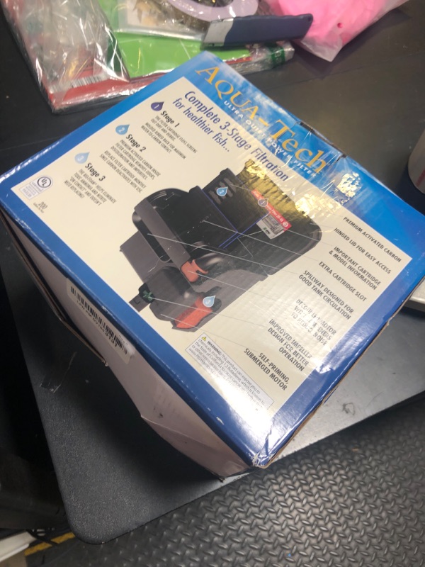 Photo 1 of Aqua-Tech Ultra Quiet Power Filter, For Aquariums 20-40 Gallons