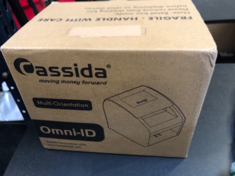 Photo 1 of Cassida Omni-ID 2-in-1 Currency Counterfeit Detector with UV Identification Verification Lights – Bill Checker with Infrared, Magnetic and Ultraviolet Sensors - Easy to Read PASS/FAIL Display