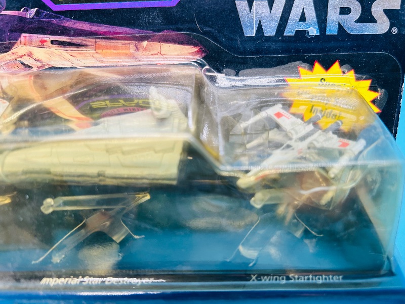 Photo 1 of 195004…vintage 1993 Star Wars Micro Machines space figures 