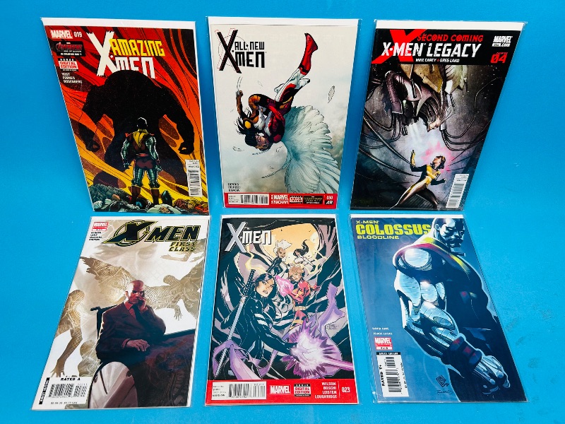 Photo 1 of 195012…6  X-men comics in plastic sleeves 