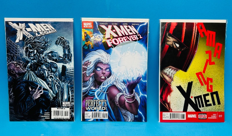 Photo 1 of 195014…3  X-men comics in plastic sleeves 