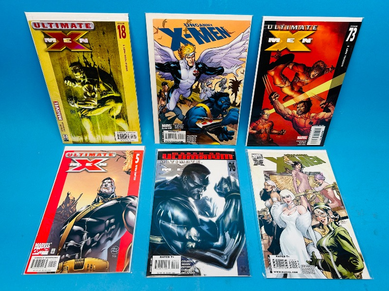 Photo 1 of 195016…6  X-men comics in plastic sleeves 