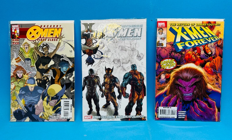 Photo 1 of 195020…3  X-men comics in plastic sleeves 