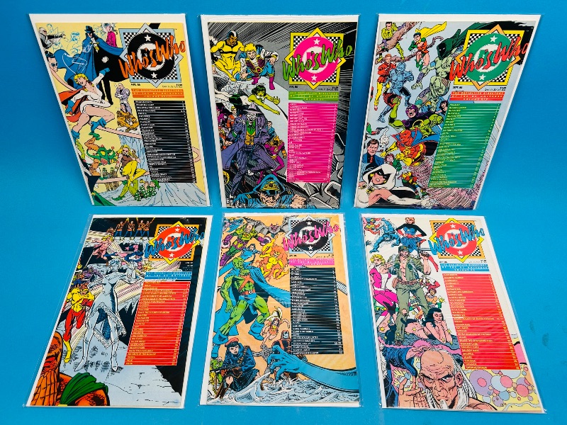Photo 1 of 195025…6 Who’s Who comics in plastic sleeves 