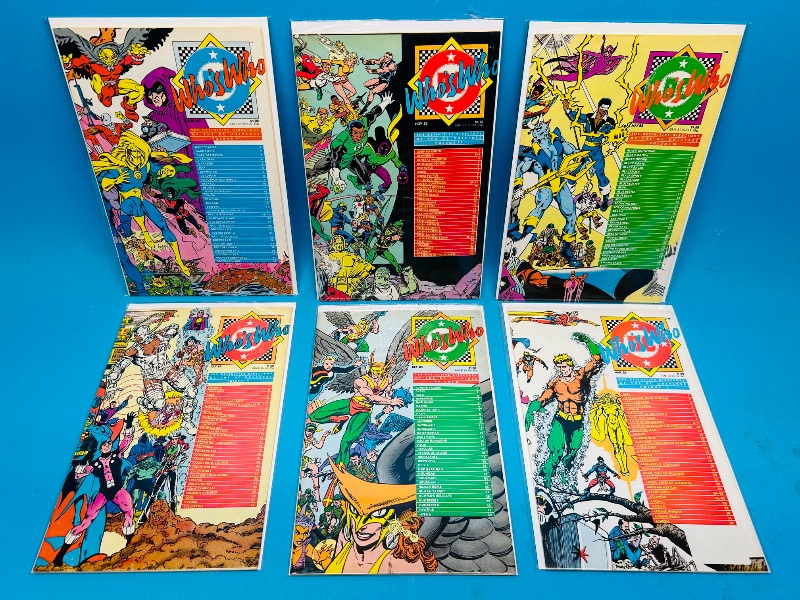 Photo 1 of 195028…6 Who’s Who comics in plastic sleeves 