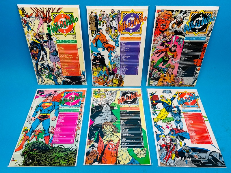 Photo 1 of 195029… 6 Who’s Who comics in plastic sleeves 