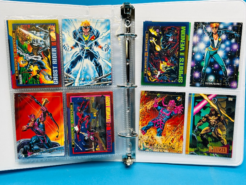 Photo 1 of 195055…final sale no returns/refunds-72 mixed Marvel cards in binder 