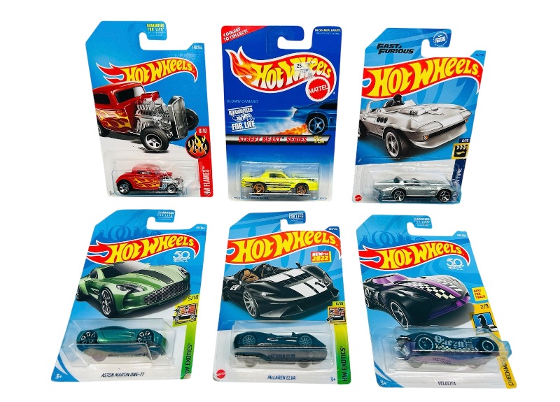 Photo 1 of 195059… 6 hot wheels die cast cars 